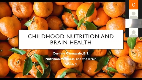 Thumbnail for entry Childhood Nutrition - Part 3 of the Nutrition, Wellness, and the Brain Series