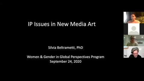 Thumbnail for entry Visitor Talk: Silvia Beltrametti