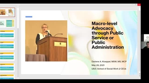 Thumbnail for entry Macro-level Advocacy through public Service or Public Administration