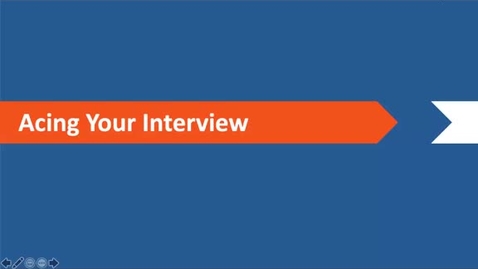 Thumbnail for entry Acing Your Interview