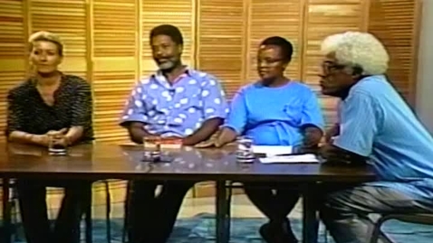 Thumbnail for entry Caribbean Writers and Their Art: Rawle Frederick, Jean Goulbourne, and Maria van Enckevort interviewed by George Lamming (1992)