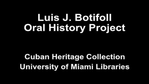 Thumbnail for Interview with Albertina O’Farrill, Part 2 of 6