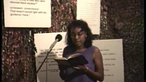 Thumbnail for entry Fiction and Poetry Readings: Joanne Hyppolite, Cin D Quashie, Guichard Cadet, Myriam Chancy, Sheryl Byfield, Danielle Legros Georges, and Obediah Smith (1995)