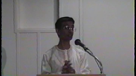 Thumbnail for entry Fiction and Poetry Readings: Sasenarine Persaud (1995)