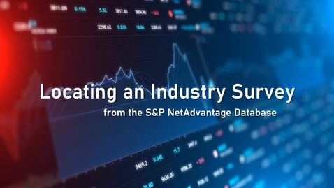 Thumbnail for Locating an Industry Survey