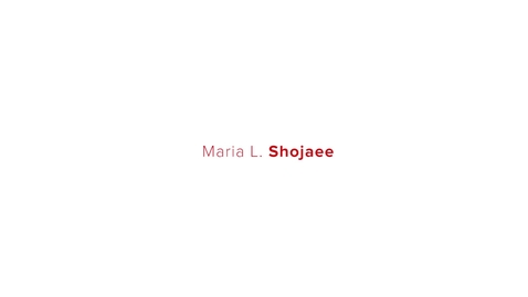 Thumbnail for entry Maria L. Shojaee: American Heart Association/American Stroke Association Video