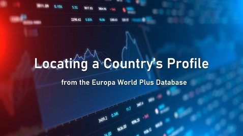 Thumbnail for Locating a Country's Profile