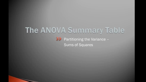 Thumbnail for ANOVA Part 2 