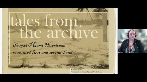 Thumbnail for Tales from the Archives: The 1926 Miami Hurricane Recounted First- and Secondhand (Deep Dives into Special Collections)