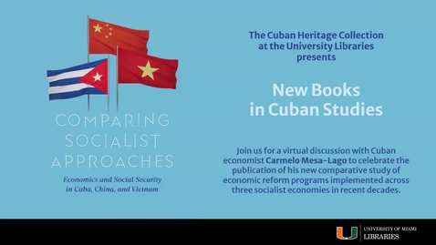 Thumbnail for New Books in Cuban Studies: Featuring Carmelo Mesa-Lago
