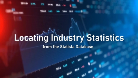 Thumbnail for entry Locating Industry Statistics