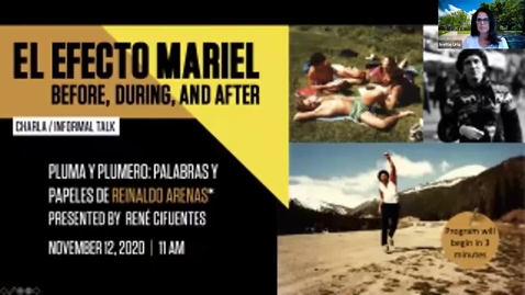 Thumbnail for Pluma y Plumero: Palabras y Papeles de Reinaldo Arenas presentado por René Cifuentes