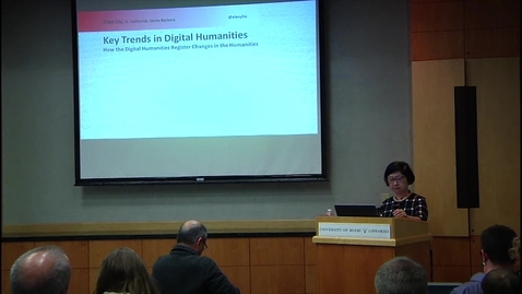 Thumbnail for entry Alan Liu - Digital Humanities Lecture Series