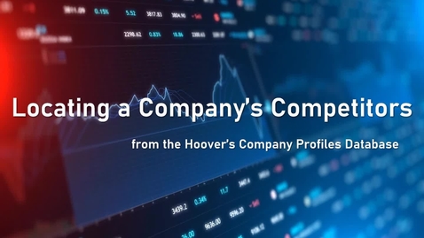 Thumbnail for Locating a Company's Competitors