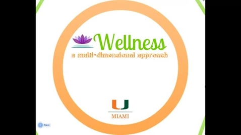 Thumbnail for entry Wellness: A Multi-Dimensional Approach