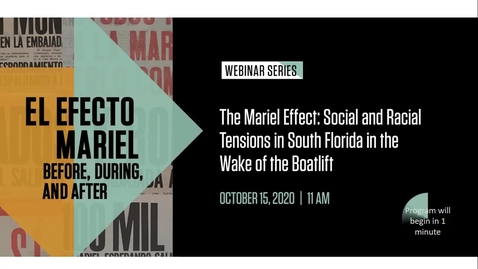 Thumbnail for The Mariel Effect: Social and Racial Tensions in South Florida in the Wake of the Boatlift