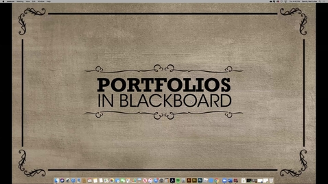 Thumbnail for Using Portfolios in Blackboard for Branding Development (2020 Faculty Showcase)