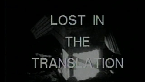 Thumbnail for Lost in the Translation