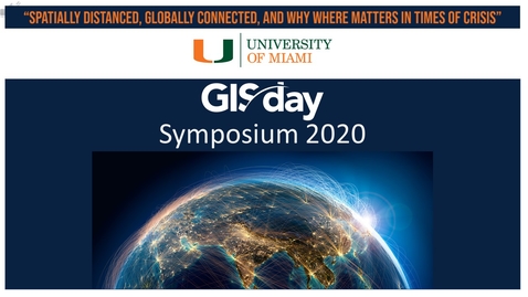 Thumbnail for GIS Day 2020 Welcome