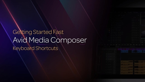 Thumbnail for entry Keyboard Shortcuts in Media Composer