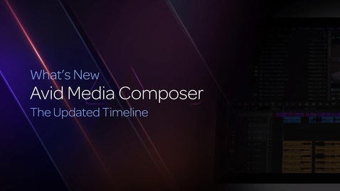 Thumbnail for entry The Updated Timeline in Media Composer