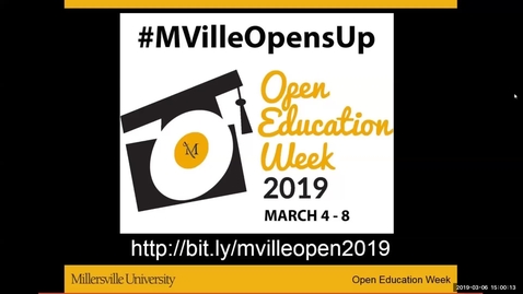 Thumbnail for entry Expanding OER With Open Pedagogy - #MVilleOpensUp - 3_6_Afternoon Session