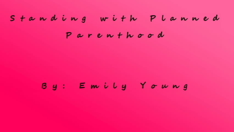 Thumbnail for entry Planned Parenthood
