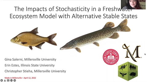Thumbnail for entry Gina Salerni The Impacts of Stochasticity on a Freshwater Ecosystem Model with Alternative Stable States