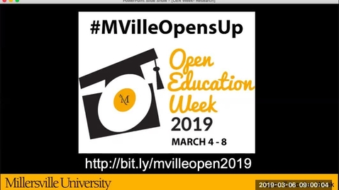 Thumbnail for entry OERs? What Does The Research Say? - #MVilleOpensUp - 3_6_Morning Session