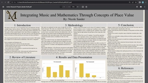 Thumbnail for entry Nicole_Sander_Integrating Music and Mathematics Through Concepts of Place Value