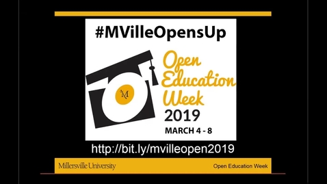 Thumbnail for entry Student Advocacy For OER - #MVilleOpensUp - 3_7_Morning Session