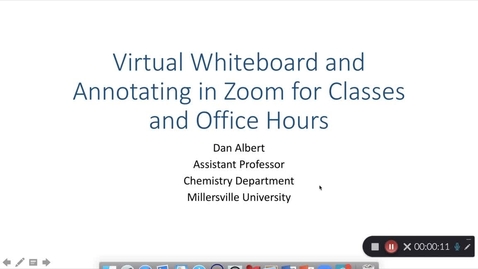Thumbnail for entry Virtual Whiteboard and Annotating in Zoom