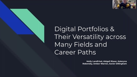 Thumbnail for entry Made in Millersville Presentation: Digital Portfolios &amp; Their Versatility