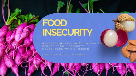 Thumbnail for entry Carolina Hidalgo-Ahmed Food Insecurity Presentation