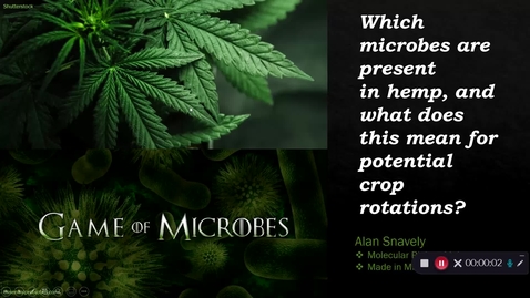 Thumbnail for entry Game of Microbes: Hemp, Crop Rotation, &amp; Bacteria - Alan Snavely
