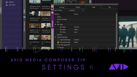 Thumbnail for entry Avid Media Composer Tip – Settings