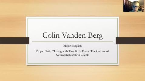 Thumbnail for entry Colin_VandenBerg Living with Two Birthdates
