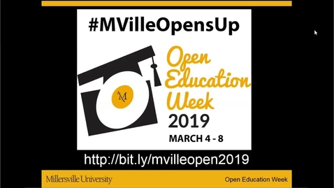 Thumbnail for entry Ready to Publish Your Own OER - #MVilleOpensUp - 3_4_Afternoon Session