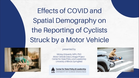 Thumbnail for MVDL &quot;Effects of COVID and Spatial Demography on the Reporting of Cyclists Struck by a Motor Vehicle&quot; (June 2023)