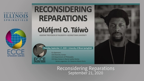 Thumbnail for Reconsidering Reparations - Olúfẹ́mi O. Táíwò