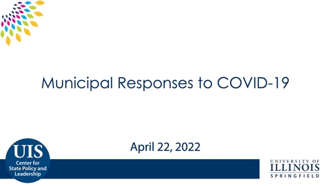 Thumbnail for Municipal Responses to COVID-19 (April 22, 2022)