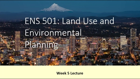Thumbnail for Week 5 Recorded Lecture