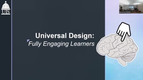 Thumbnail for CFE Universal Design for Learning Part 1 October 2023