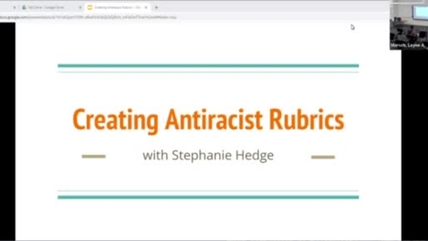 Thumbnail for Anti-racist rubrics