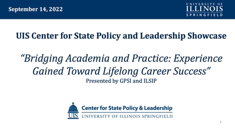 Thumbnail for CSPL Showcase: Bridging Academia and Practice: Experience Gained Toward Lifelong Career Success 