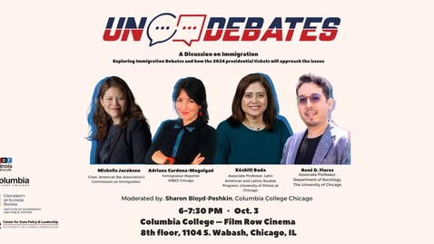 Thumbnail for NPR ILLINOIS Un-Debates - &quot;Ask a Voter About Immigration&quot; (October 3, 2024)
