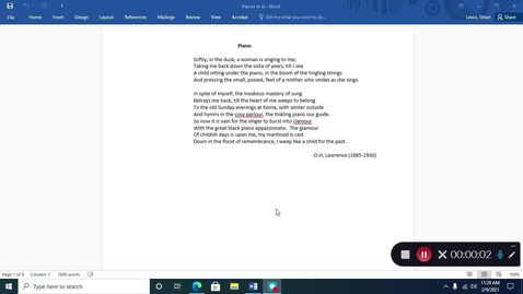 Thumbnail for Kaltura Capture recording - February 9th 2021, 11:28:59 am