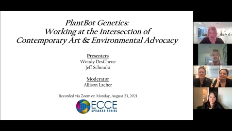Thumbnail for PlantBot Genetics: Working at the Intersection of Contemporary Art and Environmental Advocacy