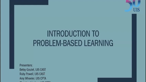 Thumbnail for Intro to PBL