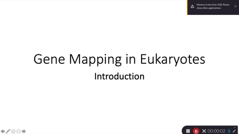 Thumbnail for Bio 381 Gene MappingPart 1 Introduction